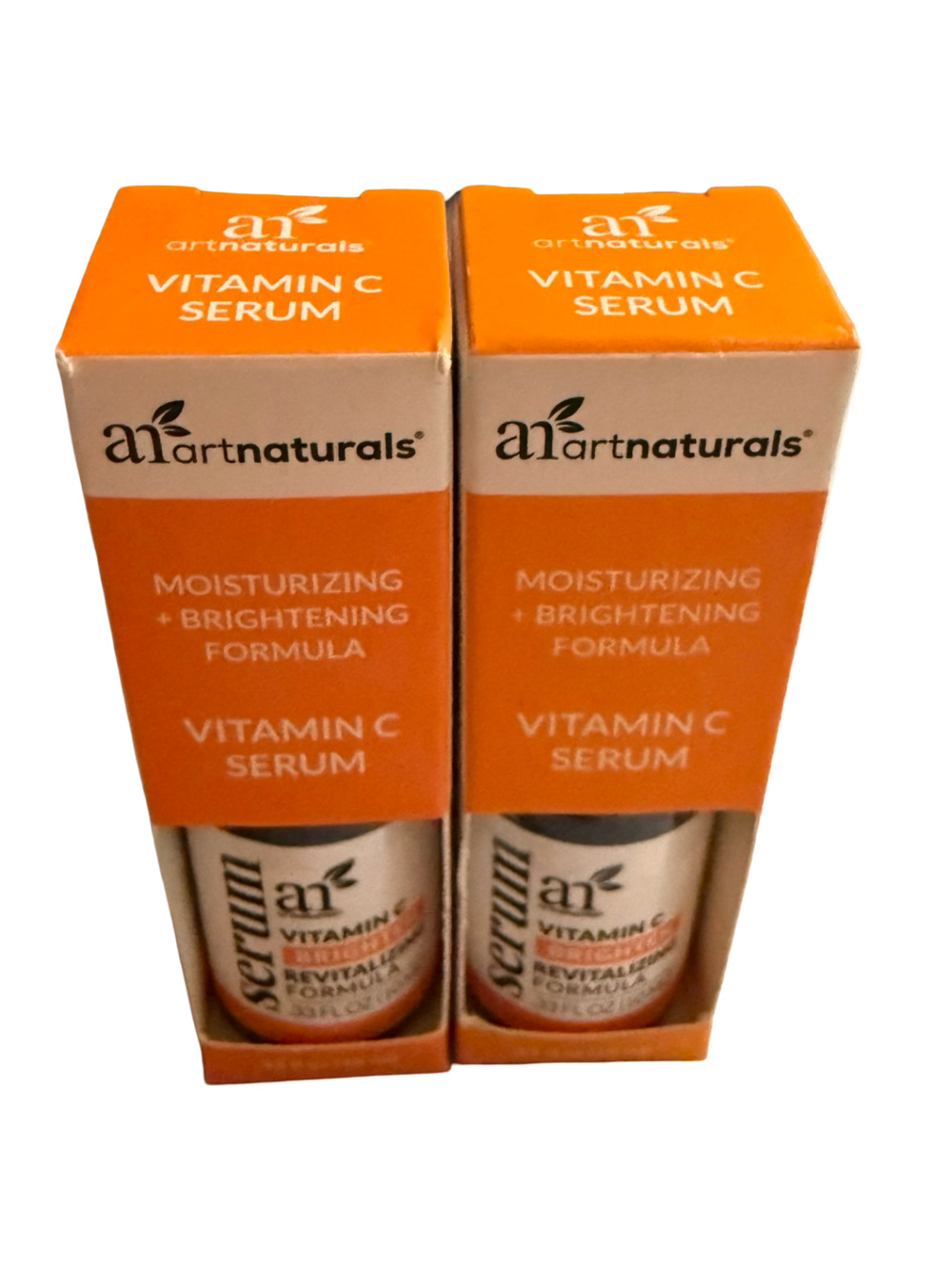 Artnaturals Vitamin C Serum Moisturizing & Brightening Formula .33 oz (Lot of 2)